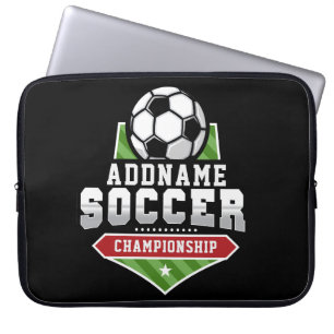Funda Para Portátil Personalizar Soccer ADD TEXTO Varisity Team Player
