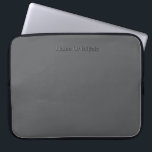 Funda Para Portátil Personalize With Name Gray<br><div class="desc">Style: Neoprene Laptop Sleeve 15 inch Protect your laptop with a custom laptop sleeve. Made with 100% neoprene, these lightweight and water resistant sleeves look great with your photos, text, or designs. Great for travel or just day-to-day use, custom laptop sleeves come in three sizes to fit your device and...</div>