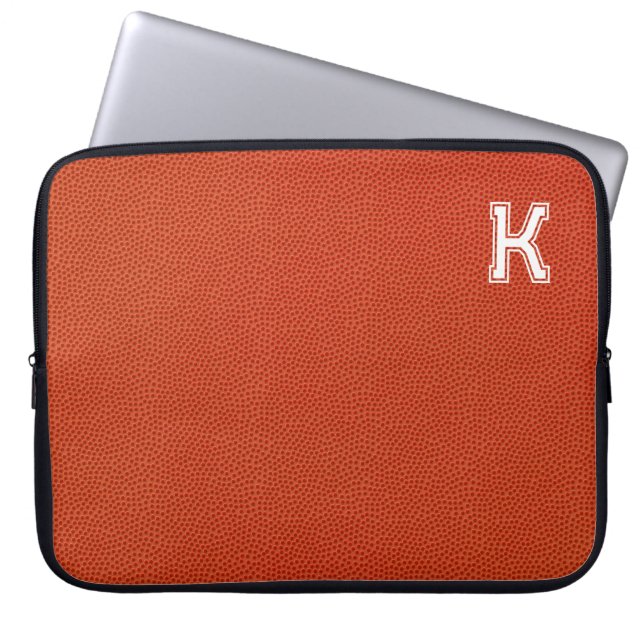 Funda Para Portátil Personalized Basketball Laptop Sleeve (Frente)