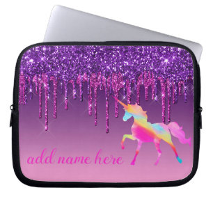 Funda Para Portátil Personalized Colorful Unicorn Laptop Sleeve