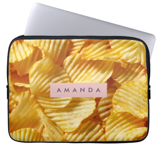 Funda Para Portátil Personalized Crispy Potato Chip Design (Frente)