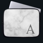 Funda Para Portátil Personalized Monogram and Name Laptop Sleeve<br><div class="desc">Personalized Monogram and Name Gifts
featuring personalized monogram and name in classic serif font style.</div>