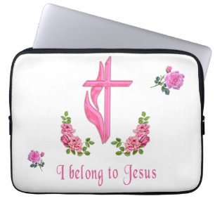 Funda Para Portátil Pertenezco a la manga de la laptop Jesús