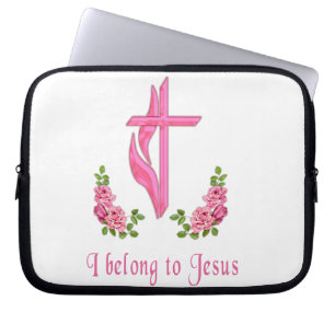 Funda Para Portátil Pertenezco a los regalos de Jesús