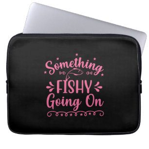 Funda Para Portátil Pesca Arte Algo Que Está Pasando Con El Pescado