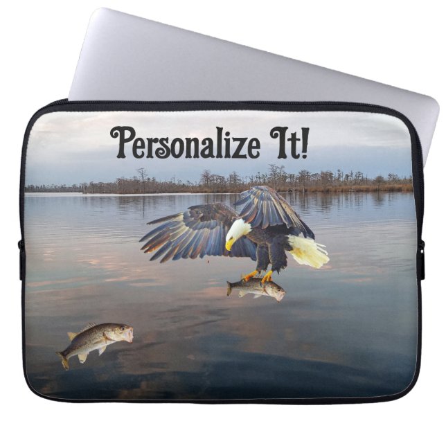 Funda Para Portátil Pesca de azúcares calvos (Frente)