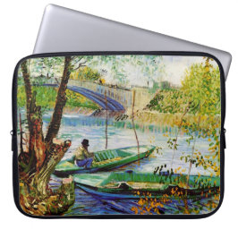 Funda Para Portátil Pesca en primavera, Vincent van Gogh.