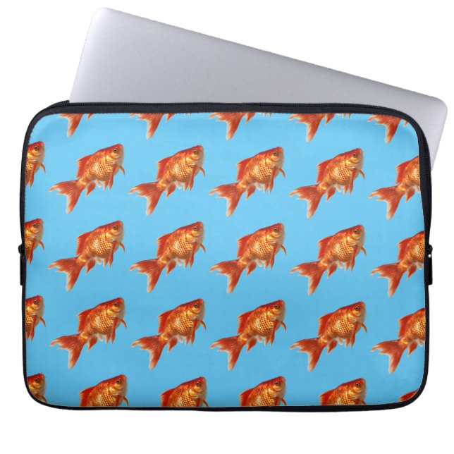 Funda Para Portátil Pescado de oro (Frente)
