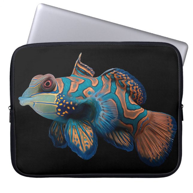 Funda Para Portátil Pescado mandarín (Frente)
