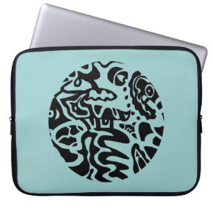 Funda Para Portátil "Pescado" Resumen de arte