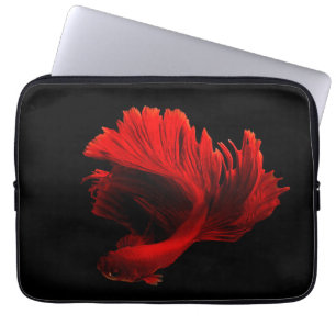 Funda Para Portátil Pescado rojo ruby de combate siamés