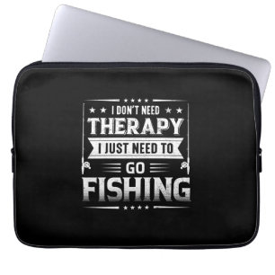 Funda Para Portátil Pescador Solo Necesito Ir A Pescar