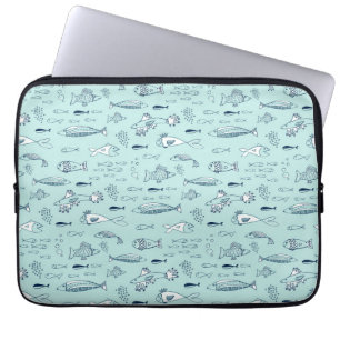 Funda Para Portátil Pescados azules