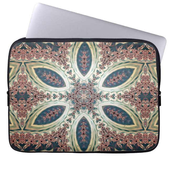 Funda Para Portátil Pétalos Celestiales de Infinito (Frente)