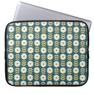 Funda Para Portátil Petunias blancas