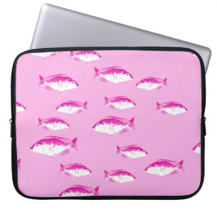 Funda Para Portátil Pez rosa
