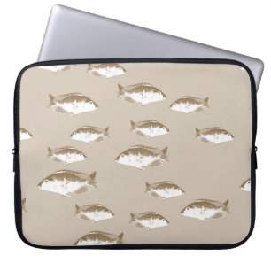 Funda Para Portátil Pez sepia