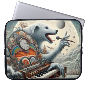 Funda Para Portátil Pianista canis celestial