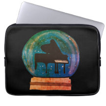 Piano en un globo de nieve