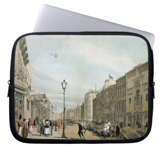 Funda Para Portátil Piccadilly de la esquina de la calle en enlace (Frente)
