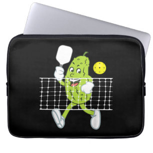 Funda Para Portátil Pickle Jugando Pickleball - Divertido Paddle
