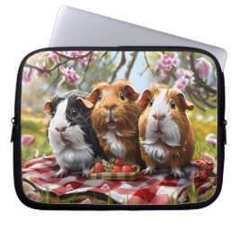 Funda Para Portátil Picnic de cerdos de Guinea