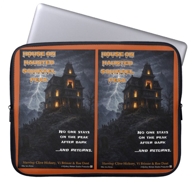 Funda Para Portátil Pico de Ardilla Embrujada (Frente)