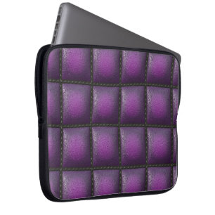 Funda Para Portátil Piedra De Aspecto De Rubí De Lila De Amatista De C