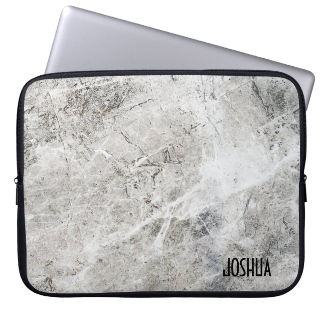 Funda Para Portátil Piedra de mármol desenfadada (Frente)