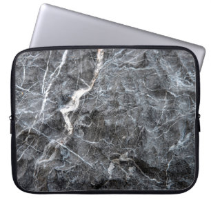 Funda Para Portátil Piedra de mármol gris