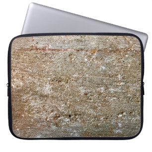 Funda Para Portátil piedras negras de color gris natural abstracto tex