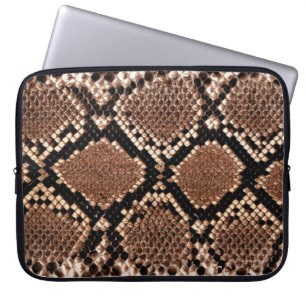 Funda Para Portátil Piel de serpiente de cascabel diamante