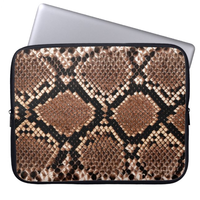 Funda Para Portátil Piel de serpiente Diamond Rattlesnake (Frente)