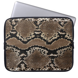 Funda Para Portátil Piel de serpiente en Python Rock Faux