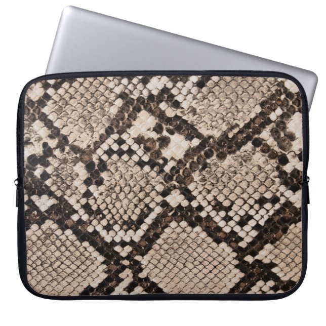 Funda Para Portátil Piel de serpiente: fondo texturado. (Frente)