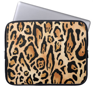 Funda Para Portátil Piel leopardo: Patrón eterno sin foco