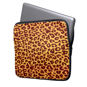 Funda Para Portátil Pieles de huella animal sin foco de leopardo