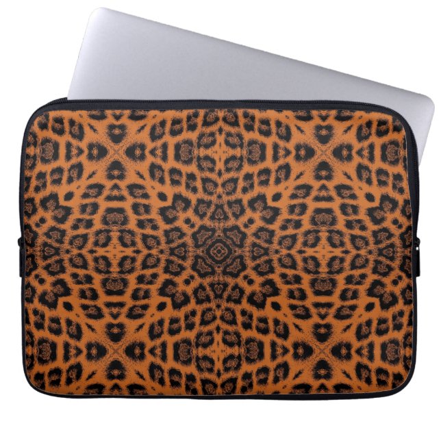Funda Para Portátil Pieles leopardo de arte (Frente)