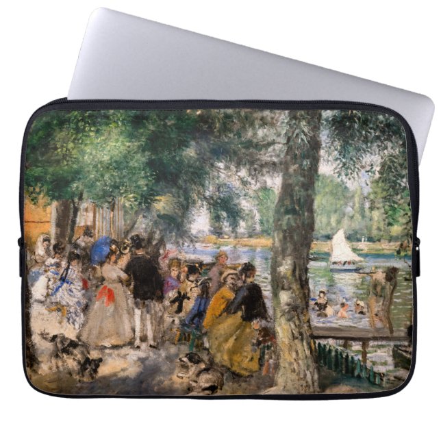 Funda Para Portátil Pierre-Auguste Renoir - Bañarse en el Sena (Frente)