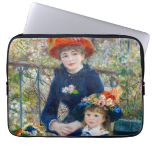 Funda Para Portátil Pierre-Auguste Renoir - Dos hermanas en la terraza