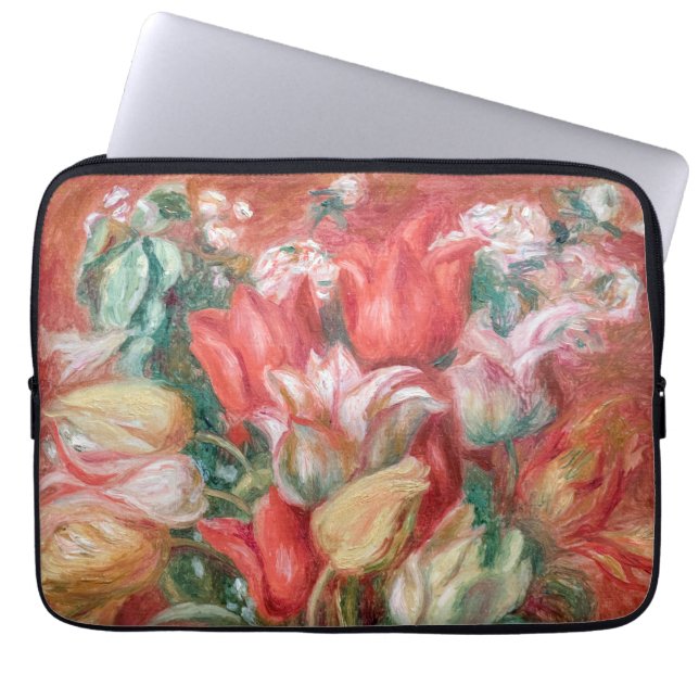 Funda Para Portátil Pierre-Auguste Renoir - Tulip Bouquet (Frente)