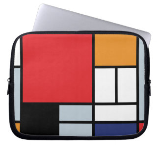 Funda Para Portátil Piet Mondrian - Composición con gran plano rojo