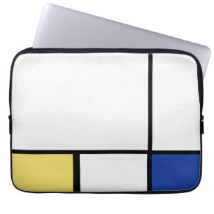 Funda Para Portátil Piet Mondrian - Resumen geométrico de la composici