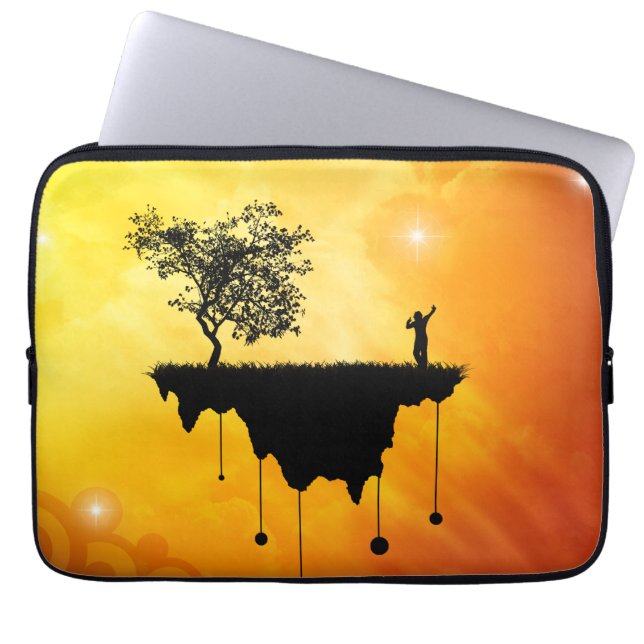 Funda Para Portátil Pieza de tierra (Frente)