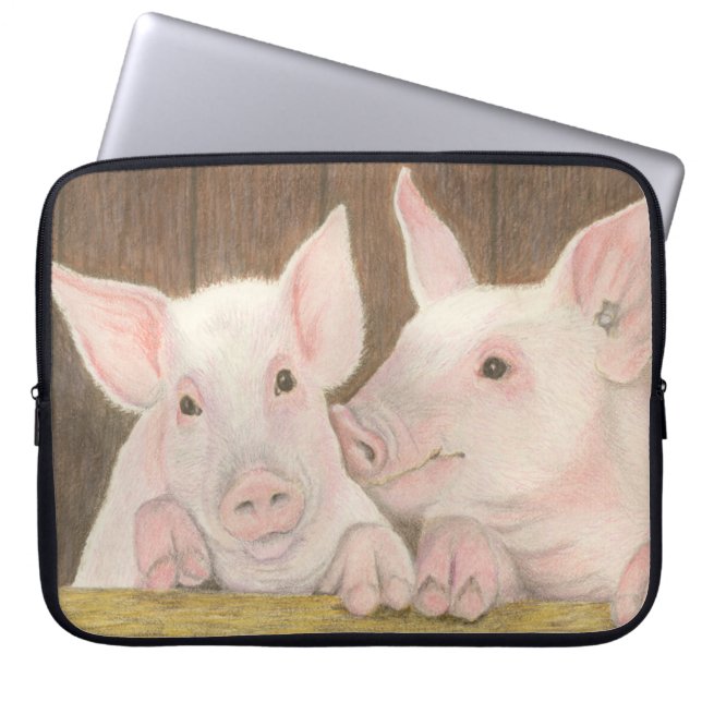 Funda Para Portátil Piglets (Frente)