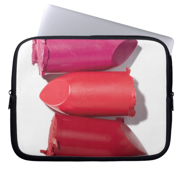 Funda Para Portátil Pila de lápiz labial quebrado (Frente)