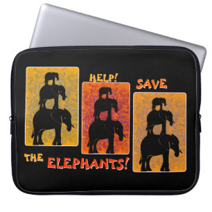 Funda Para Portátil Pila O'Elephants (Clip personalizado activado)