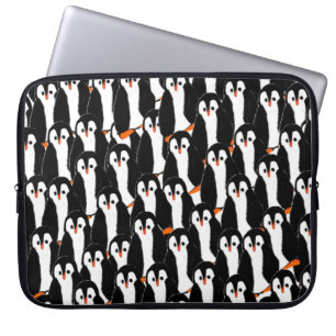 Funda Para Portátil Pilas de pingüinos ricas y extravagantes
