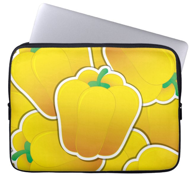 Funda Para Portátil Pimienta amarilla (Frente)