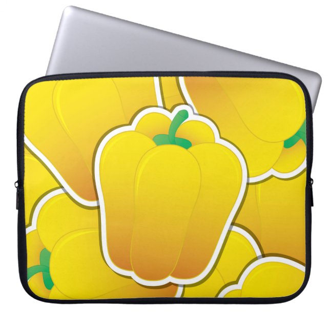 Funda Para Portátil Pimienta amarilla (Frente)